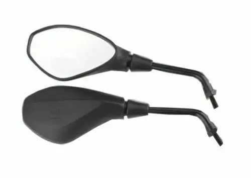 

Black Universal 10MM Motorcycle Mirrors Bike/Motorbike Rear View/Side Pair Moped
