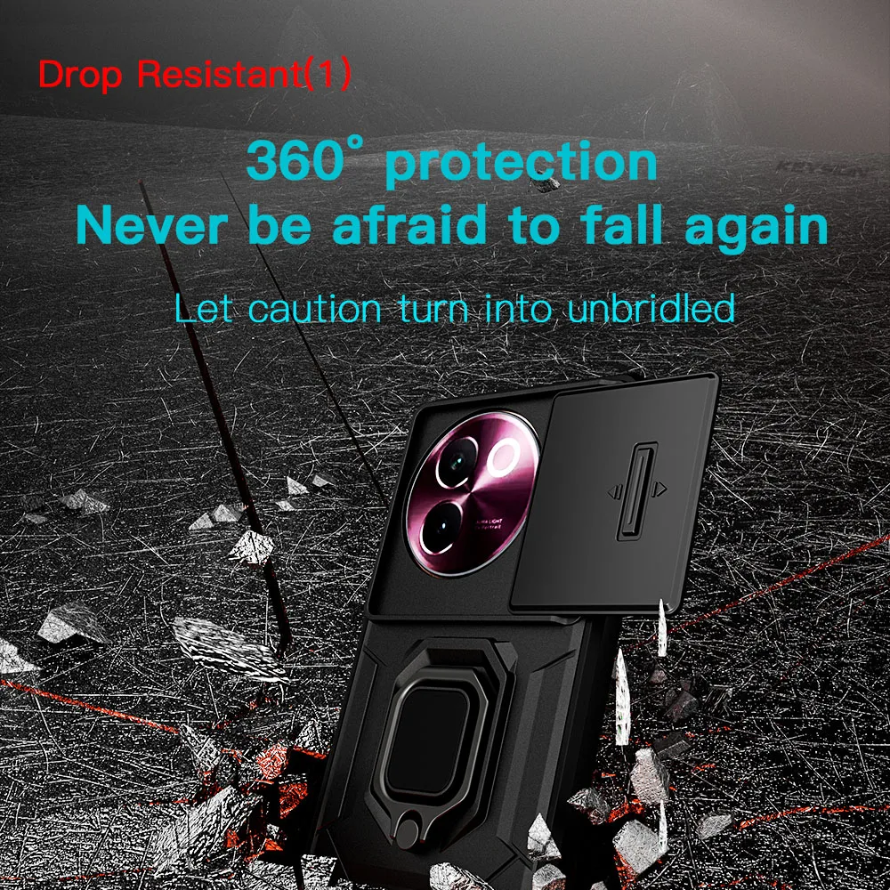 KEYSION Противоударная задняя крышка для телефона VIVO V30e V40 Lite