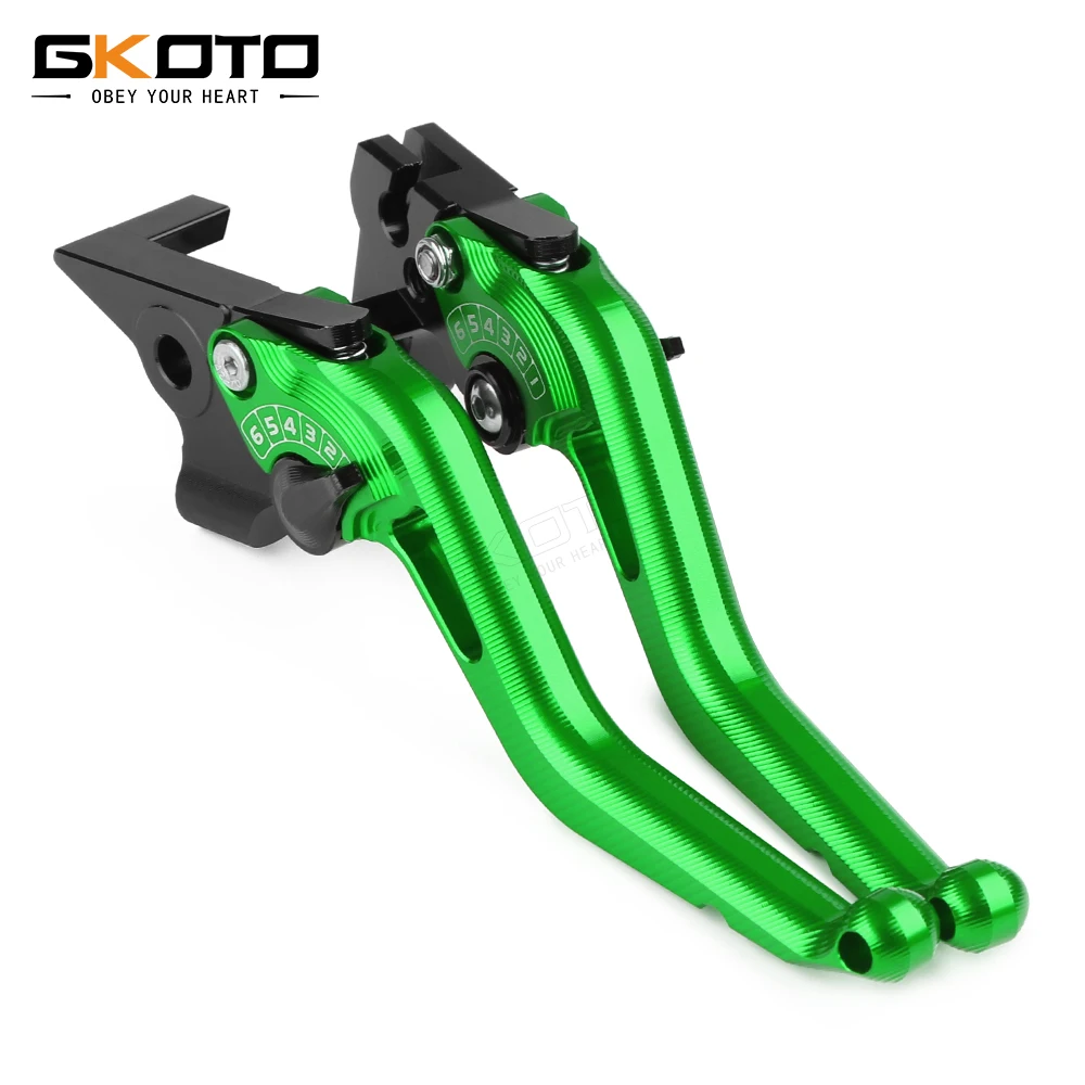 

Для Kawasaki ER-6F ER6F 2009-2016 2015 2014 2013 ER6N ER-6N аксессуары для мотоциклов короткие рычаги тормозной муфты