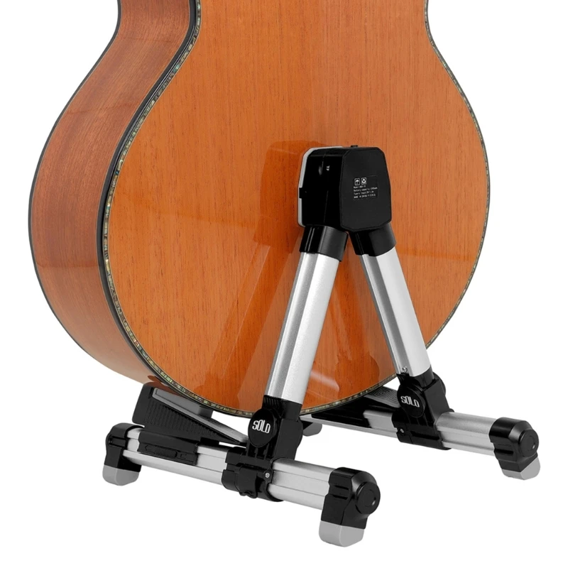 

Guitar Bass Stand Adjustable Floor Guitar Holder Stable and Well Constructed 69HD