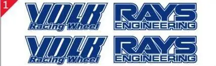 

Классический виниловый стикер Volk Ray для стайлинга автомобиля, декоративные виниловые Стикеры, Набор наклеек для Φ TE37 TE37 SL TE37C