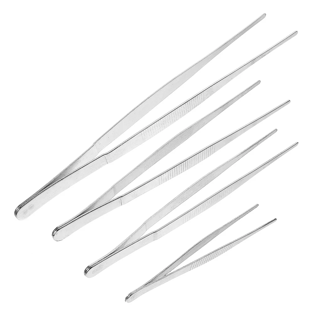 4 шт. изогнутый пинцет из нержавеющей стали ландшафтный для ресниц маленький
