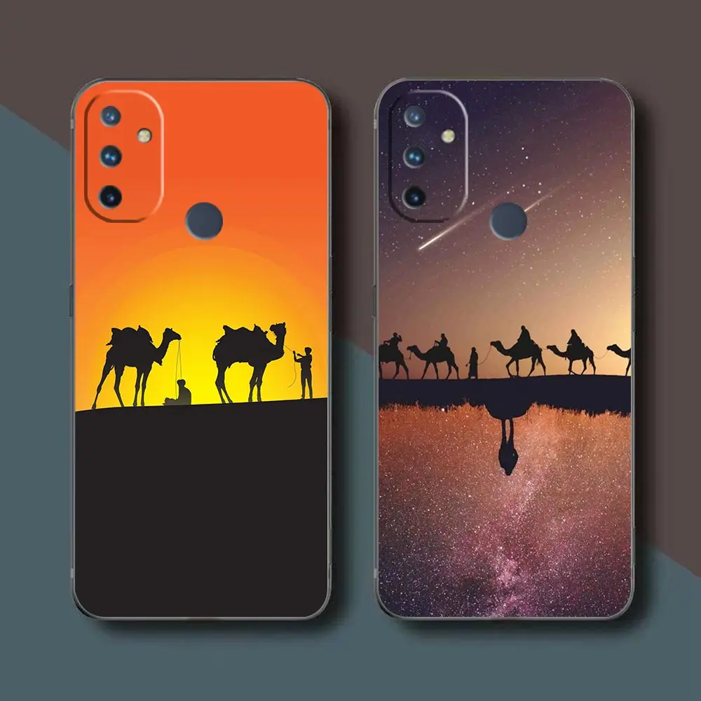 

Desert Camel Moon Star Sky Sun Capa Case For Oneplus 9 8 8T 7 7T 6 6T 5 5T NORD N100 N10 2 CE 5G Pro Nokia 3.1 6 7 7.1 PlusPara