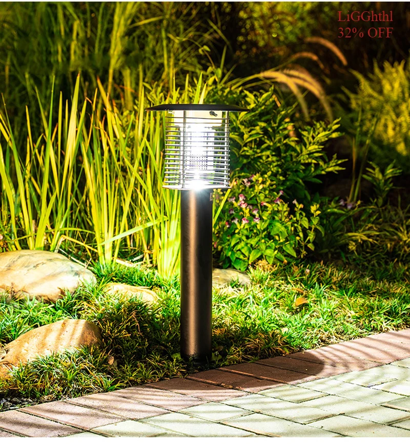 Уличная лампа на солнечной батарее для уничтожения насекомых водонепроницаемый