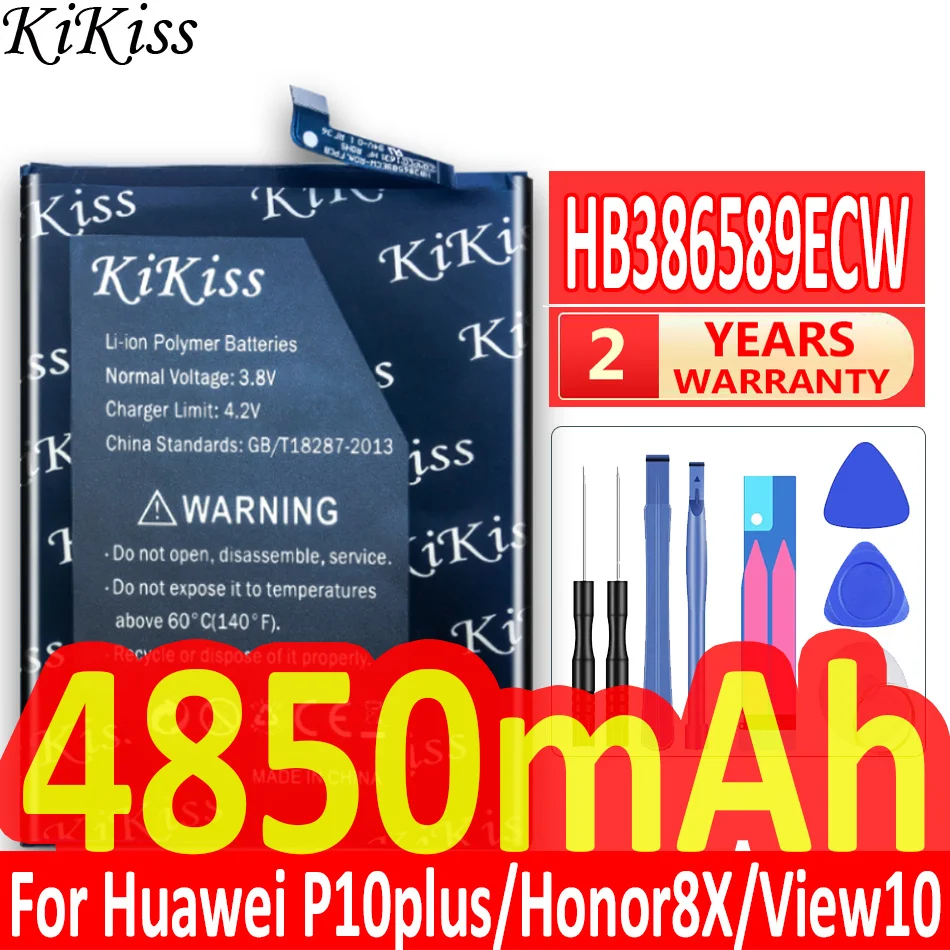 

For Hua Wei HB386589ECW 4850mAh Battery For Huawei V10 P10 Plus For Honor Play For Honor 20S For Honor 8X Play Nova 3 Mate20