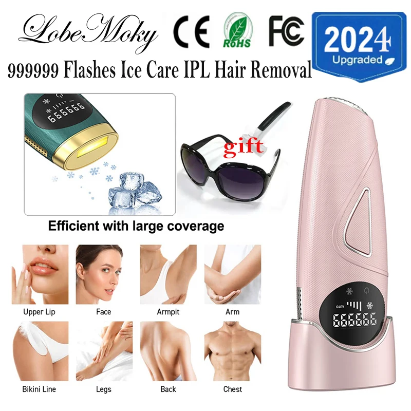 IPL депилятор для удаления волос Lobemoky импульсы Перманентный лазерный эпилятор