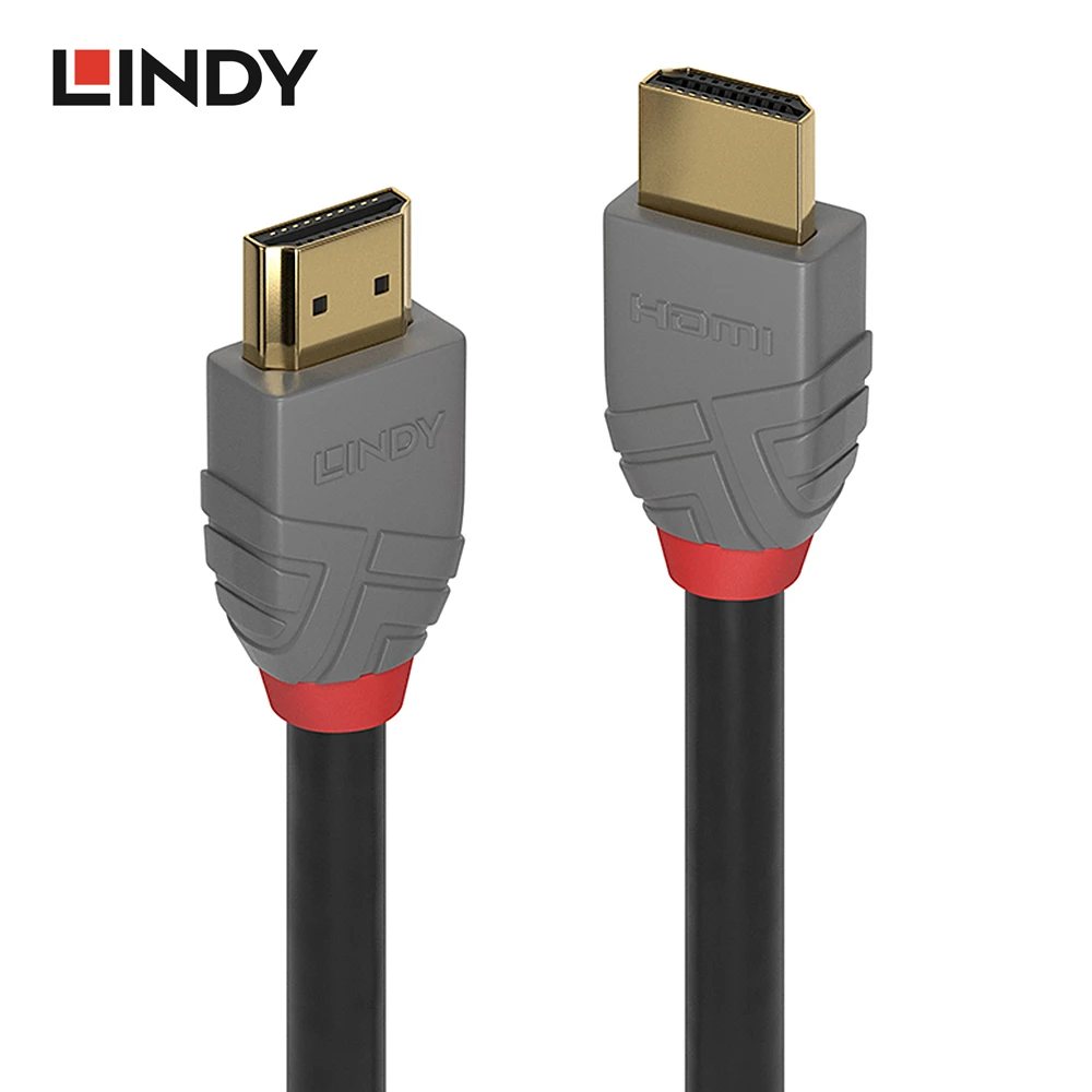 LINDY Anthra Line High Speed HDMI2.0 Cable 18Gbps 4K 60Hz 2K 144Hz HDR HDCP 2.2/1.4  3D HDMI Cord for TV Monitor PS4/3 Xbox One