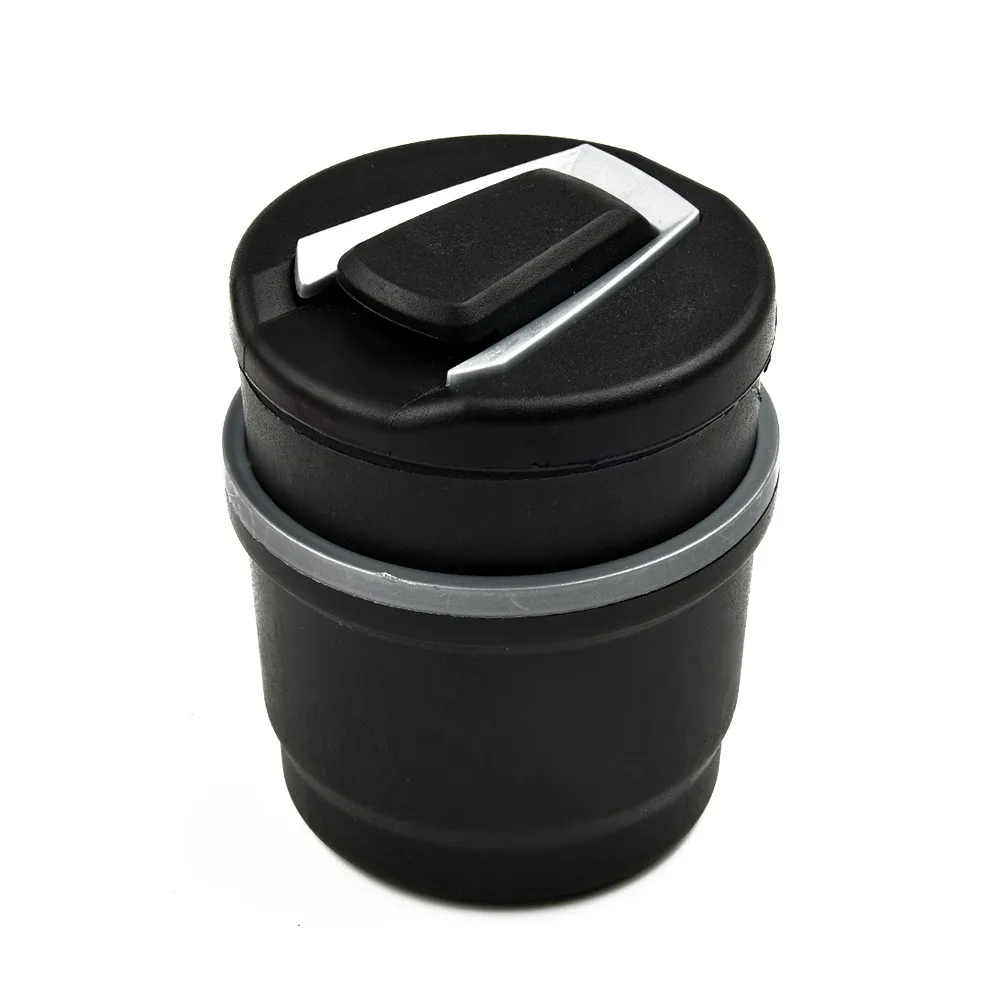 

Portable Car Cigarette Smokeless Ashtray Cup Holder With LED Auto Vehicle Black