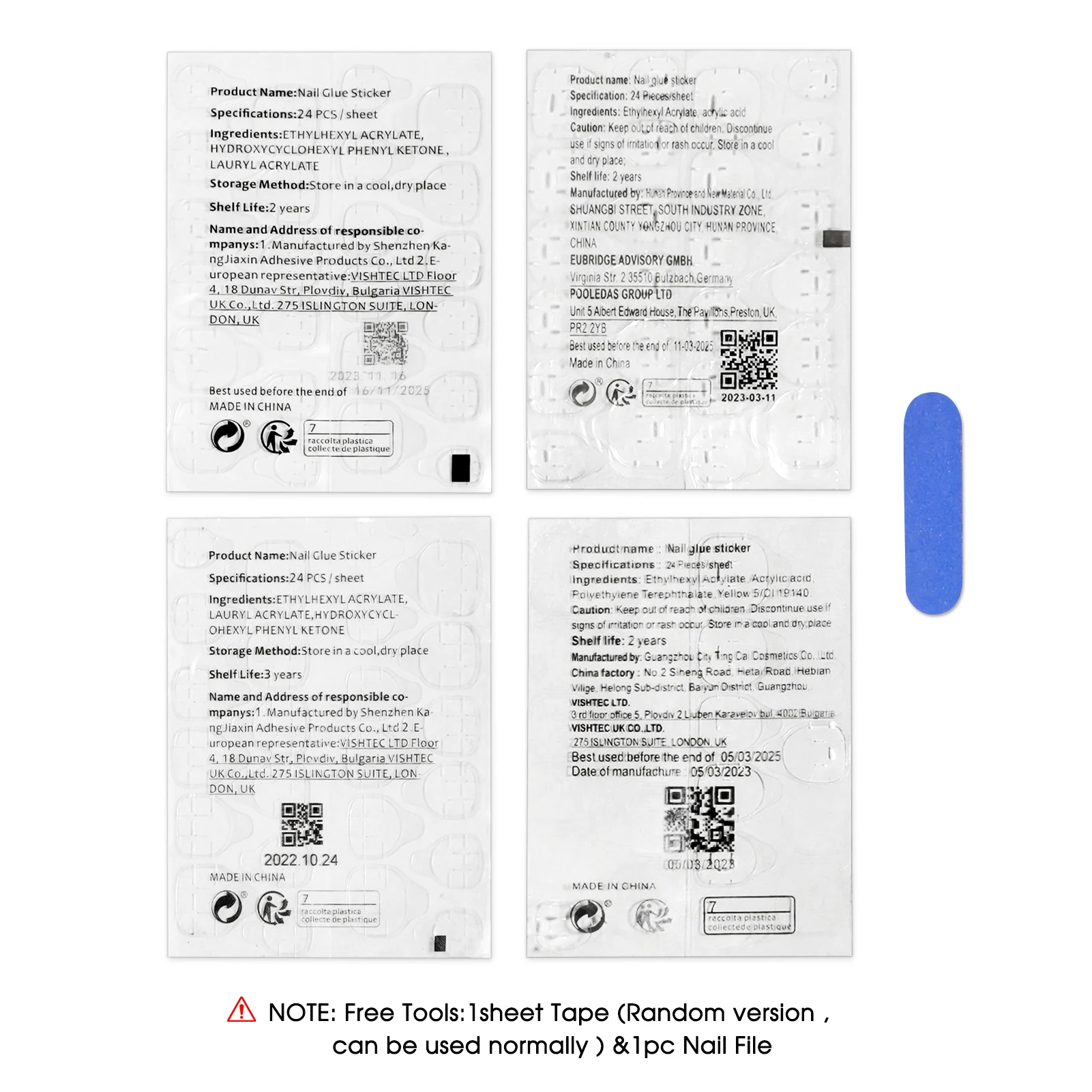 Искусственные ногти из зеленого миндаля с блестками очаровательные удобные для