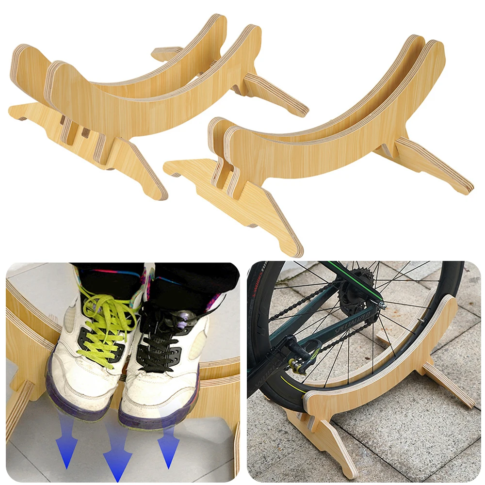 

Bike Storage Parking Stand Bicycle Stand Wood material Indoor Bike Storage Parking Stand For Road Bike Rack Holder Accessories