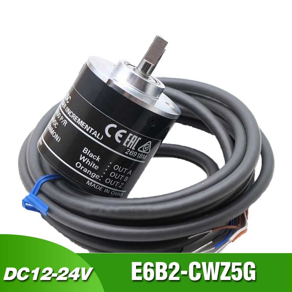 

E6B2-CWZ5G for Incremental Rotary Encoder NPN Output E6B2 CWZ5G 100 200 360 500 600 1000 1024 2000 2500P/R DC 12V-24V