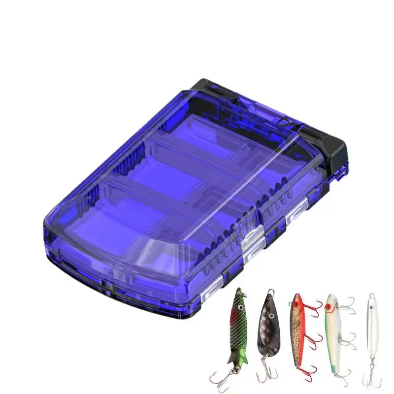 

Lure Box Double Sided Waterproof Fishing Organizers And Storage Mini-Box Storage Containers Fishing Lure Baits Box With Dividers