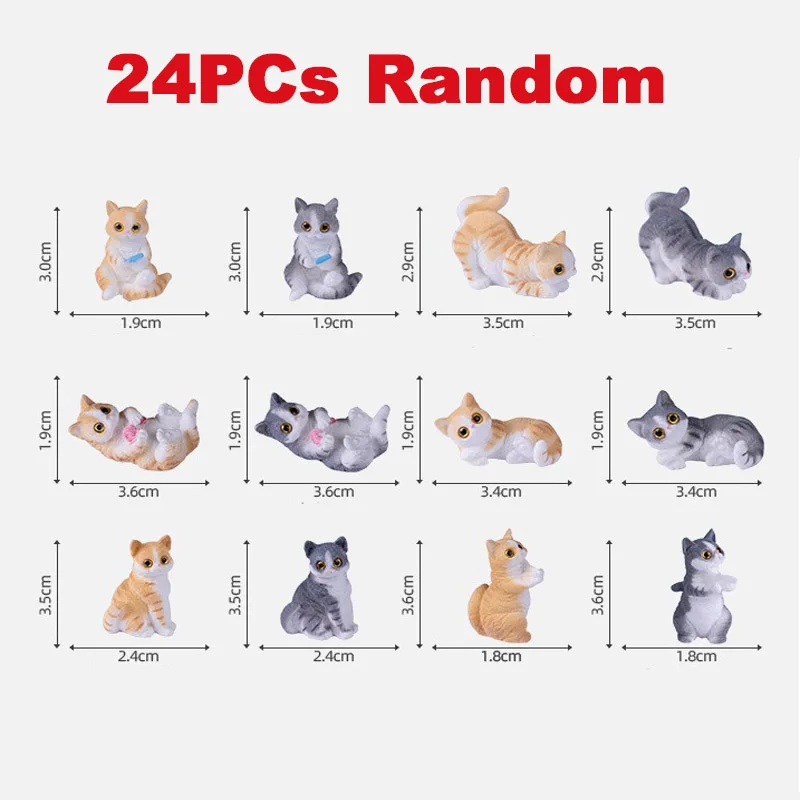 

Мини-фигурки кота из резины