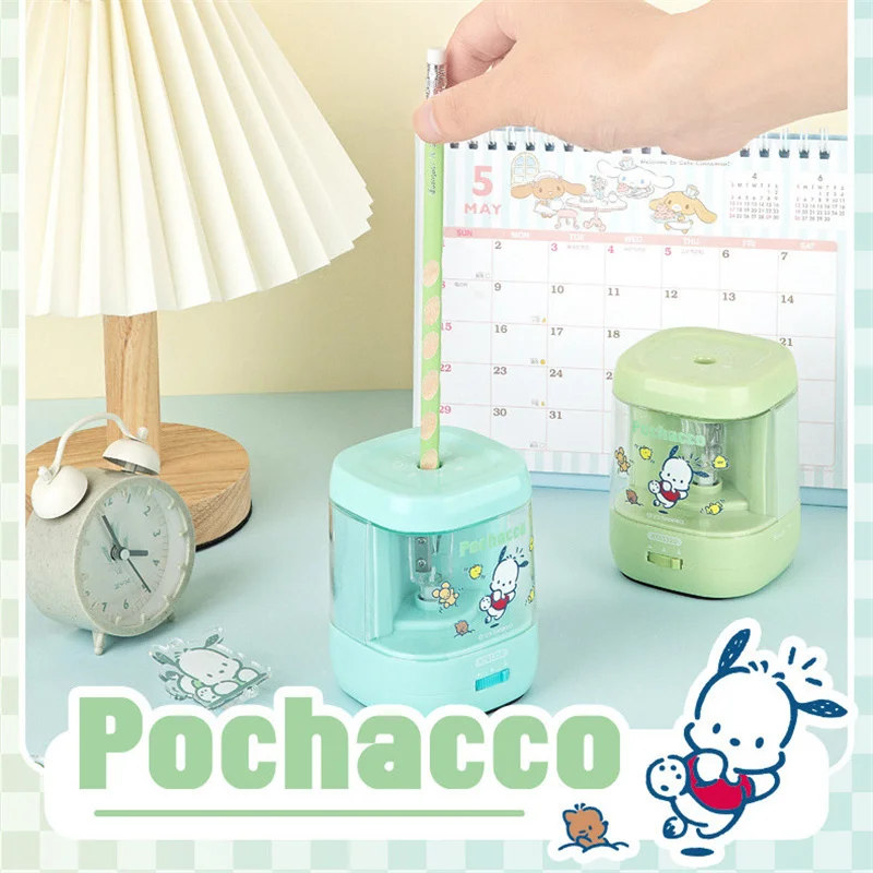 

Sanrio Kawaii Автоматическая точилка для карандашей, Студенческая электрическая точилка для карандашей, высокое качество, праздничный подарок на день рождения