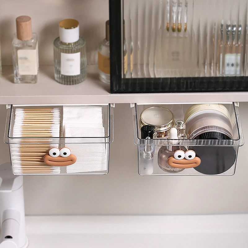 Стиль ящика большой ящик для хранения прозрачный шкаф с большим ртом мультяшная