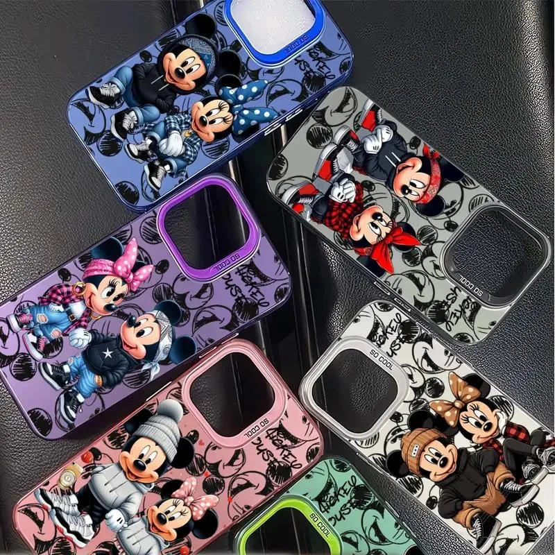 Anime Mickey Minnie Phone Case for Infinix Hot 8 9 10 12 20 30 30i Play Smart 5 6 7 Plus Spark Pro Shockproof Back Cover