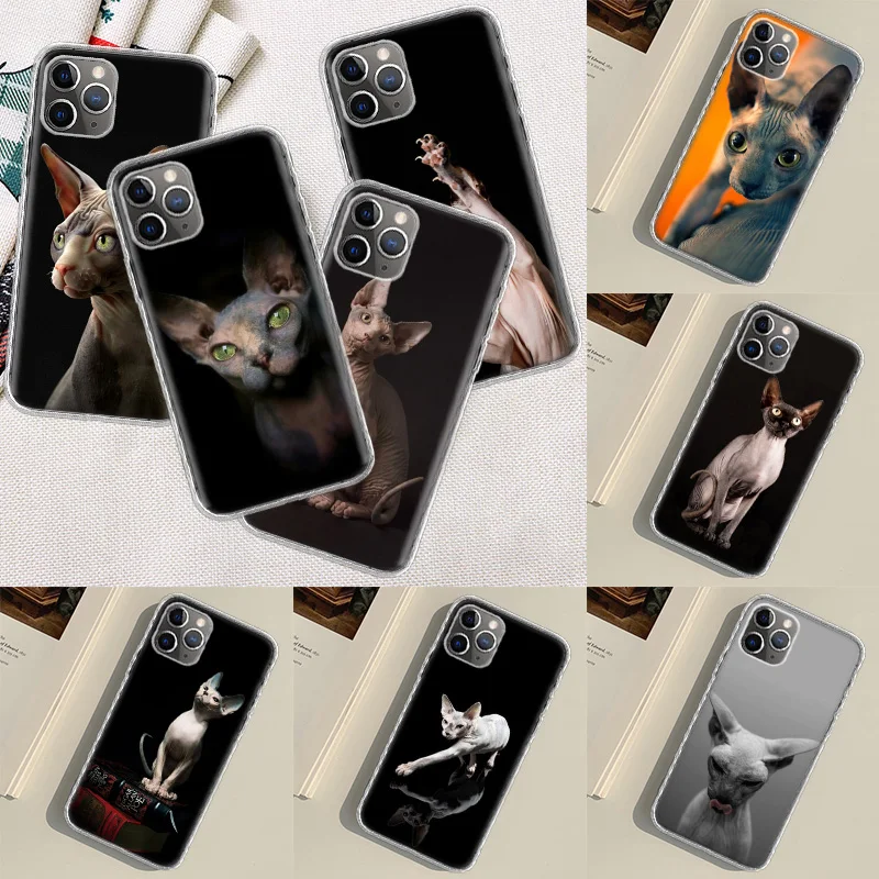 

Lavaza Sphynx Sphinx Cat Phone Case For Apple Iphone 14 13 Pro Max 11 12 Mini SE 2020 X XS XR 8 7 Plus 6 6S 5 5S Cover Shell Coq