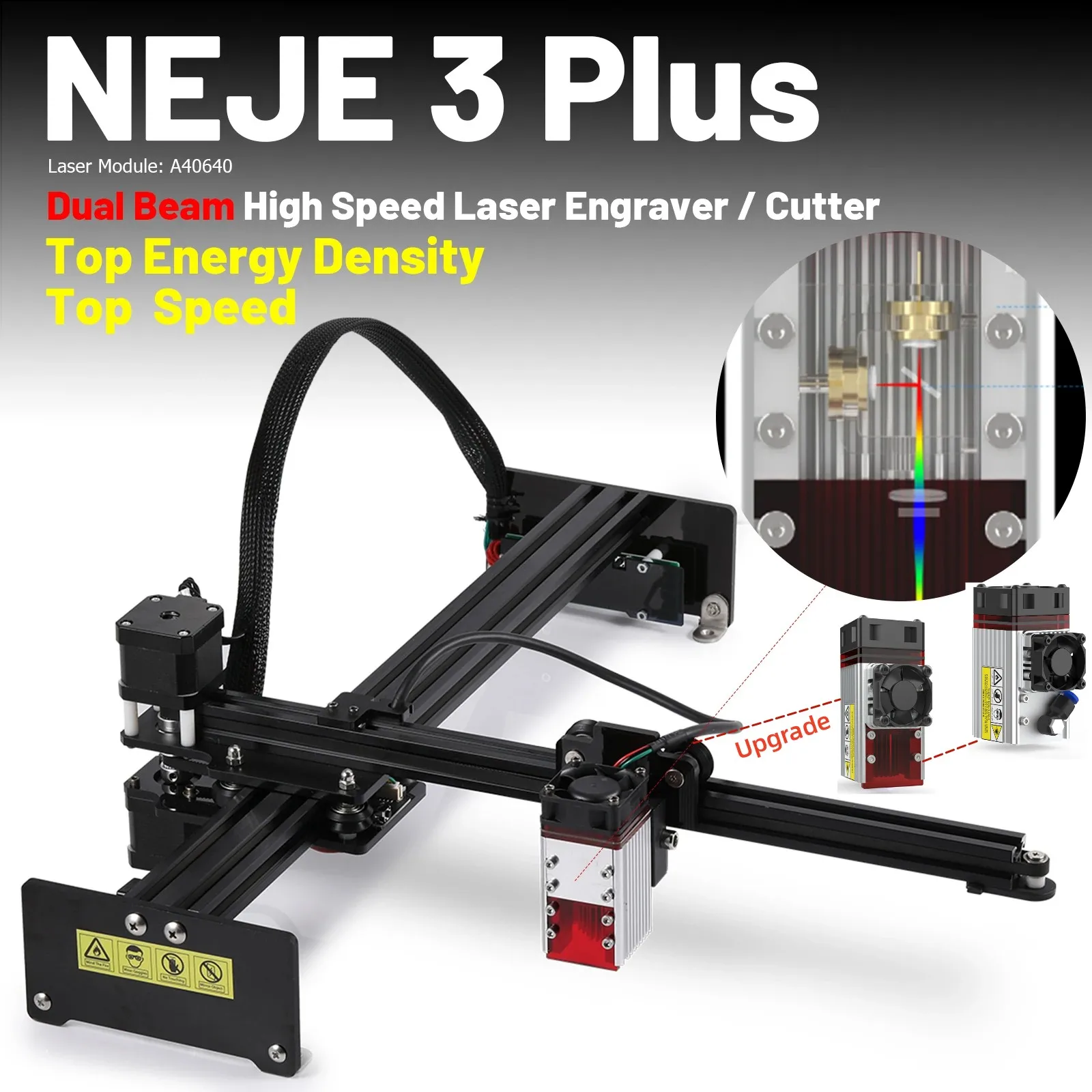 NEJE 3 Plus A40640 A40630 N40630 255 x420mm cnc Desktop mini wireless Laser Engraver, Cutter, Wood Router, Cutting Machine