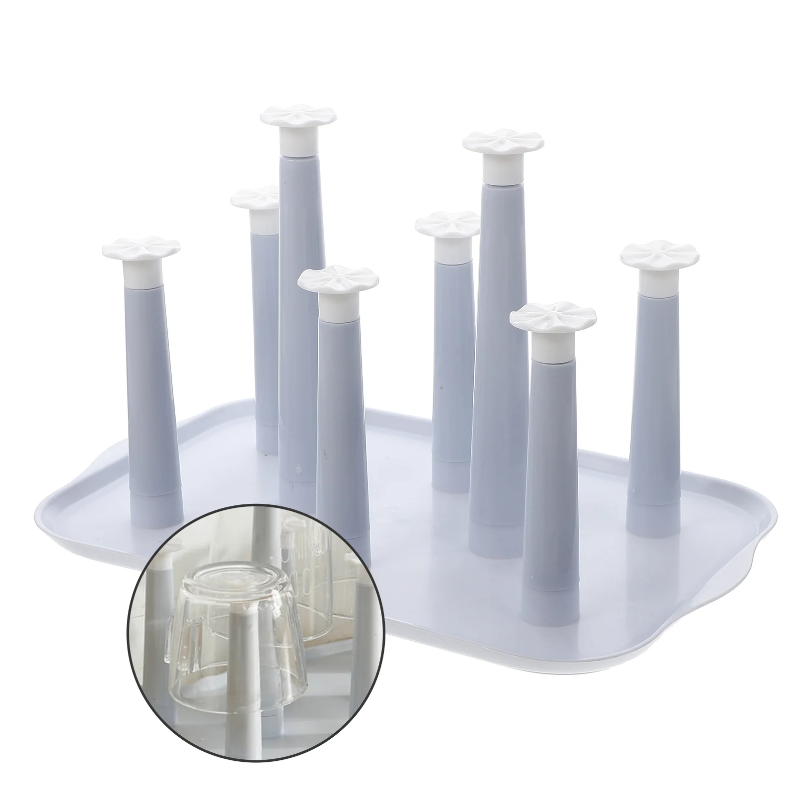 

Rack Drying Bottle Cup Stand Organizer Mug Holder Dryer Glass Coffee Water Draining Baby Drainer Glasses Tea Beer Tumbler