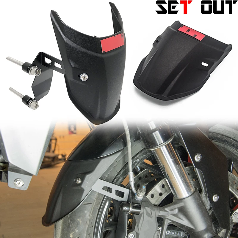

Motorcycle accessories front fender extender splash guard fender extension with mounting bracket for bmw f900r f900xr 2020-2021