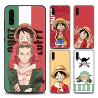 one piece anime silicone case for samsung galaxy a10 a30s a40 a50 a60 a70 a80 s a90 f41 f52 f12 a7 a9 2018 soft tpu cover
