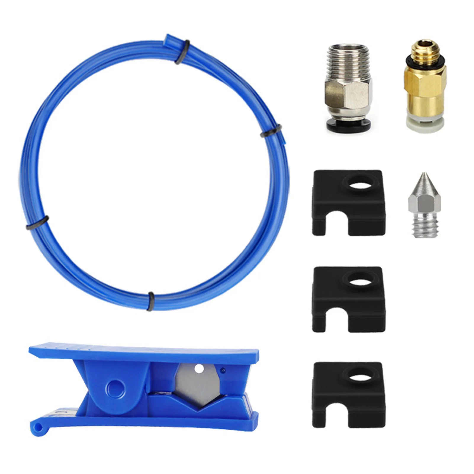 

10 шт. резак, инструмент для ремонта, аксессуары для 3D-принтера, коннектор для обслуживания, латунный Профессиональный фитинг, комплект трубо...