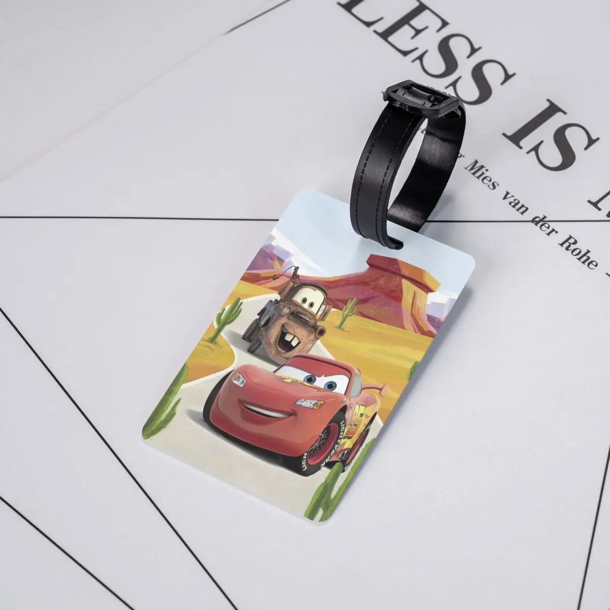Персонализированная мультяшная бирка для багажа Pixar чемодана путешествий личная