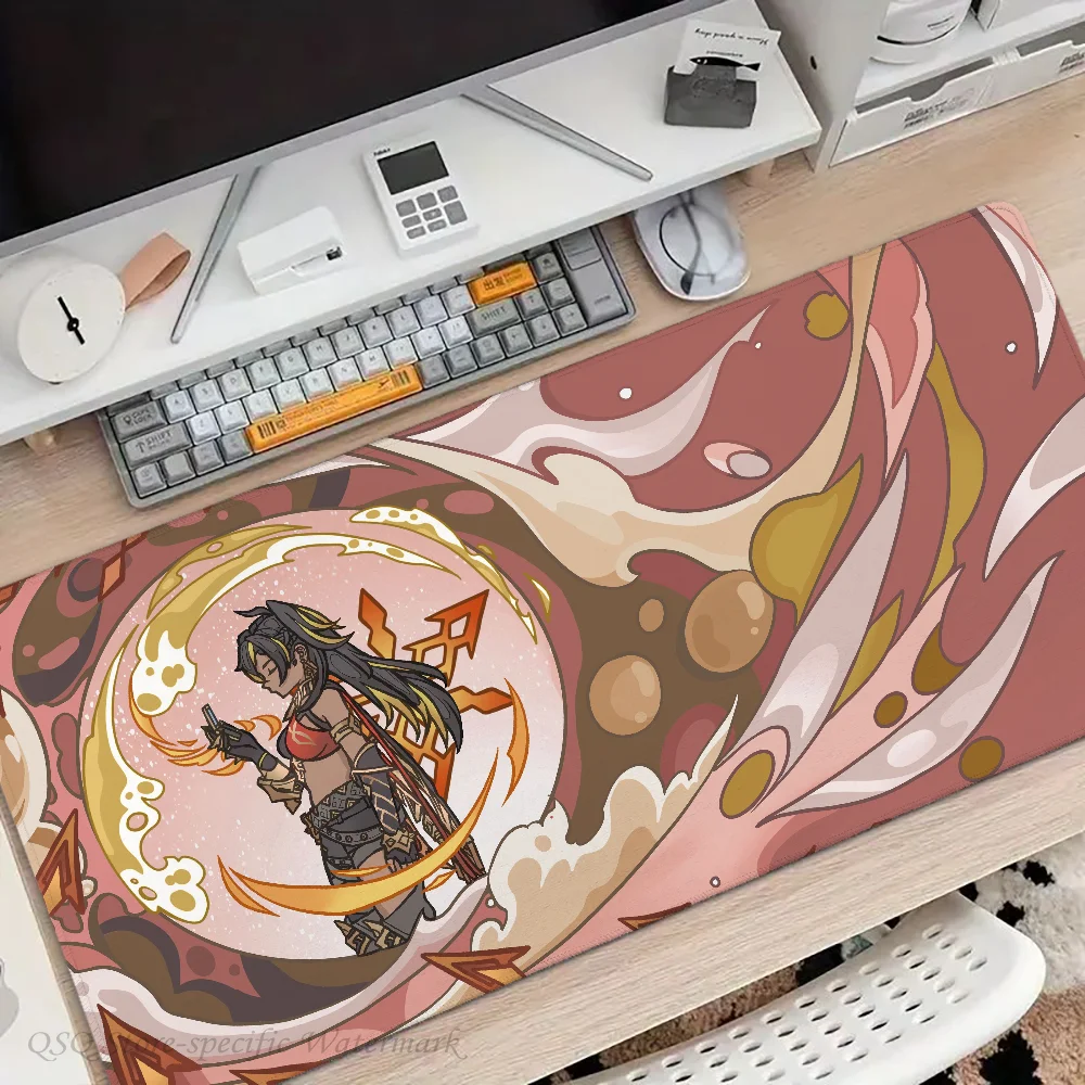 Коврик для мыши Genshin Impact Dehya коврик Настольный с подкладкой игровые аксессуары Prime