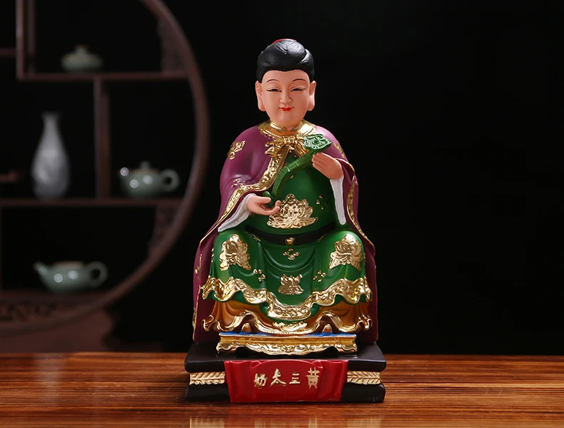 Хороший домашний храм Азии 2P покровитель храма хуан сан Тай й най цвет Бога Будды