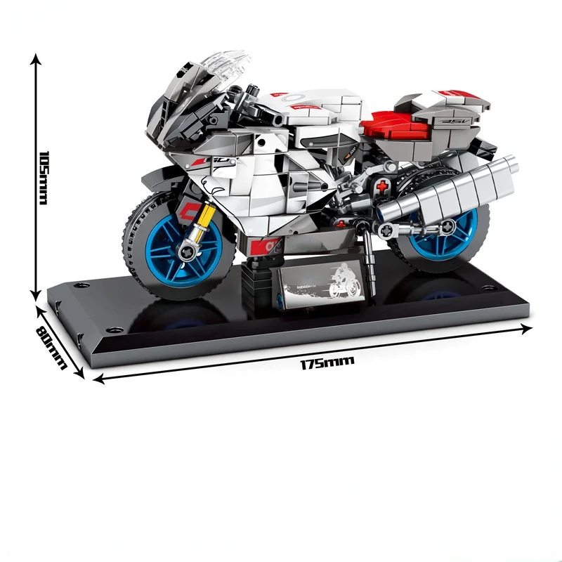Мотоцикл для пересеченной местности модель города технические строительные