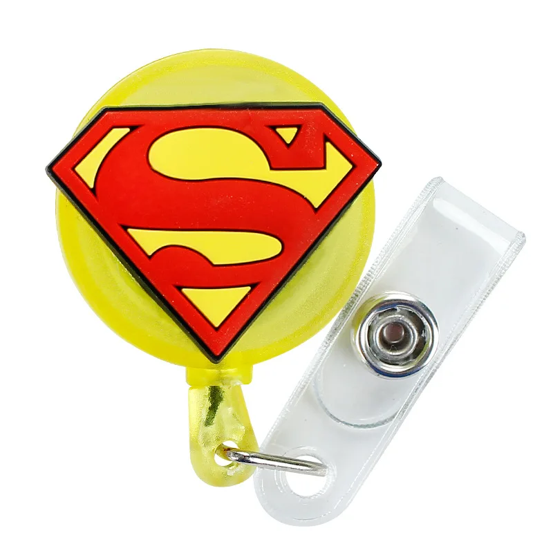 Подлинный Disney Marvel силиконовый значок-зажим нового фильма Spiderman Captain America моделирование держатель карты ID для мальчиков и девочек на работе.