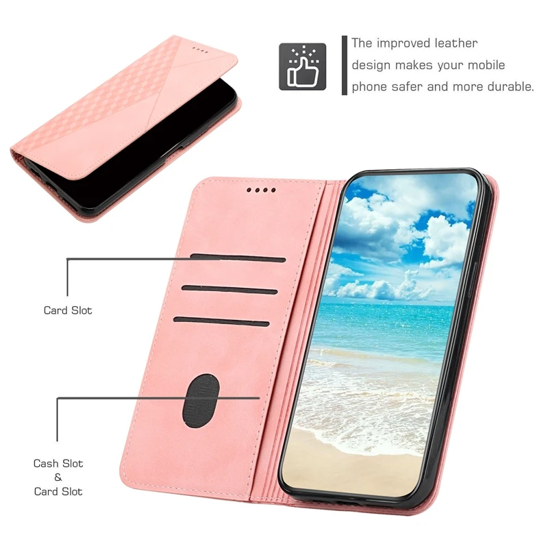 Чехлы для телефонов OPPO A96 A94 A93 A92 A78 A77 A74 A73 A58 A57 A55 A54 A53 A17 Realme 11 10 9 Pro Wallet Магнитный