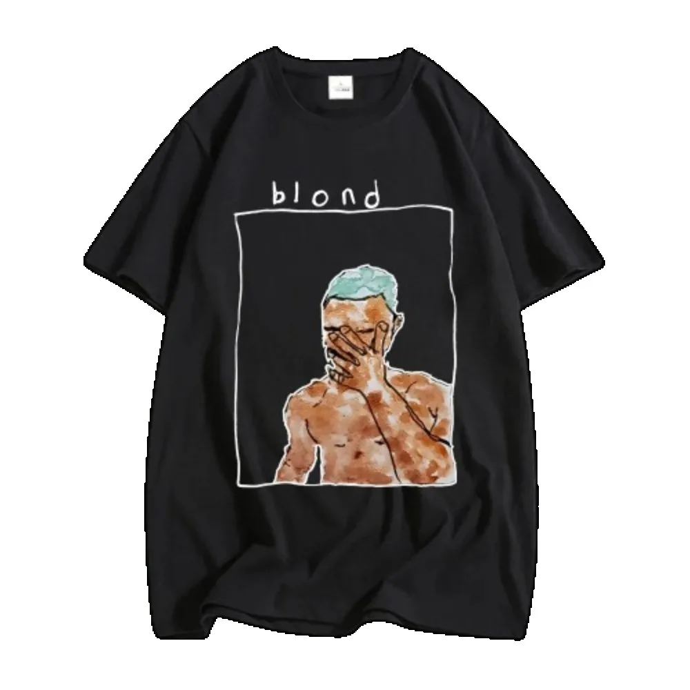 Мужская футбольная футболка Frank O-ocean в стильной музыкальной тематике R B хлопковый