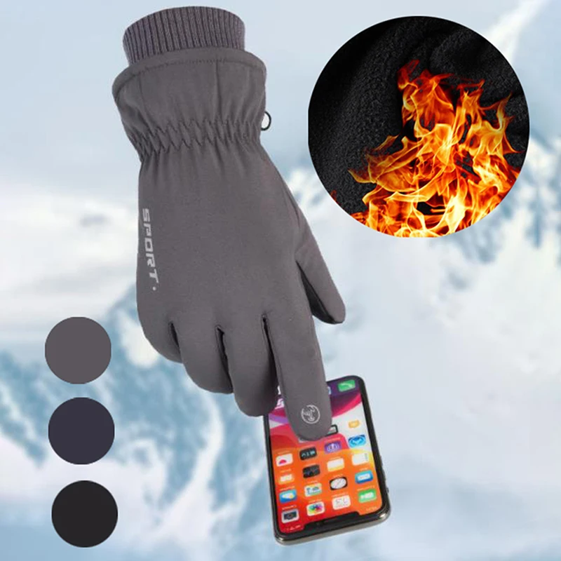 

Autumn Winter Men Women Gloves TouchScreen Waterproof Windproof Gloves Outdoor Sports Warm Cycling Snow Ski Gloves Full Finger