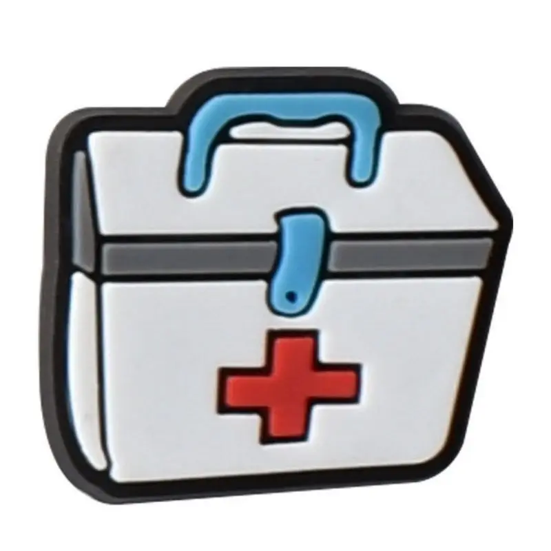 21-27Pcs Sets of  Anime Medical care Tools Shoe Charms for Fashion Nurse Shoe Buckles PVC for Croc Charms jibz Shoe Decoration