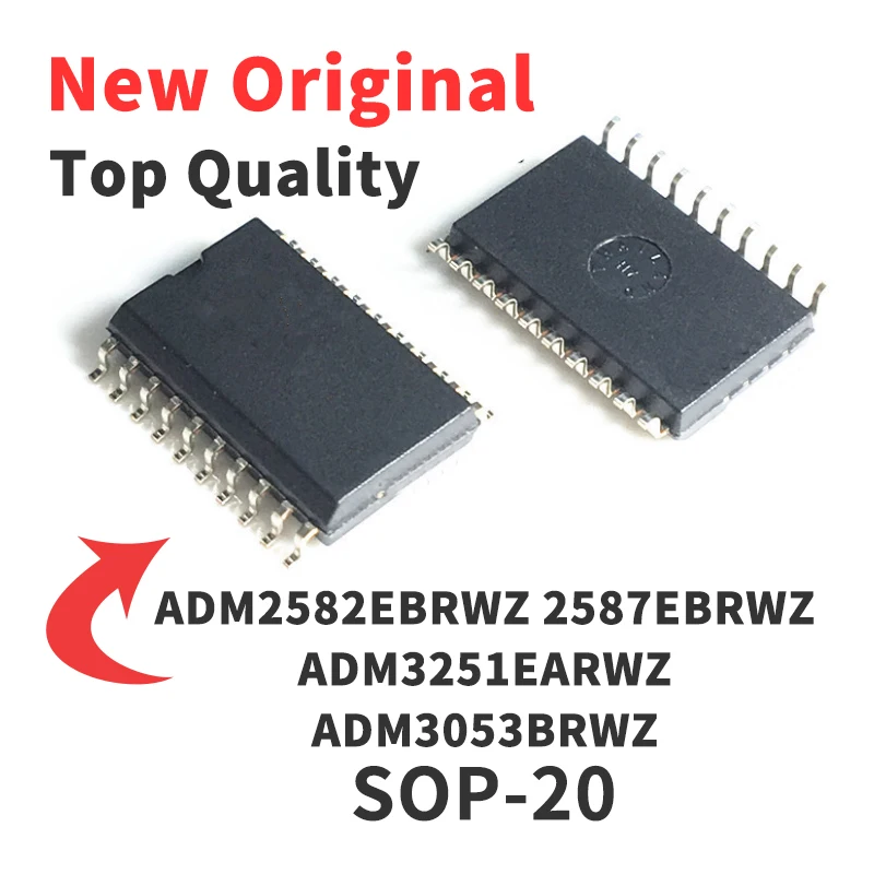 

1 Pieces ADM2582EBRWZ EBRW E ADM2587EBRWZ ADM3251EARWZ EARW ADM3053BRWZ BRW SOP20 Chip IC Band New Original