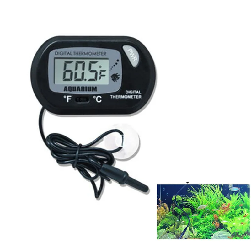 

Цифровой аквариумный термометр с ЖК-дисплеем, измеритель температуры воды, детектор температуры для аквариума, рыболовная сигнализация, то...