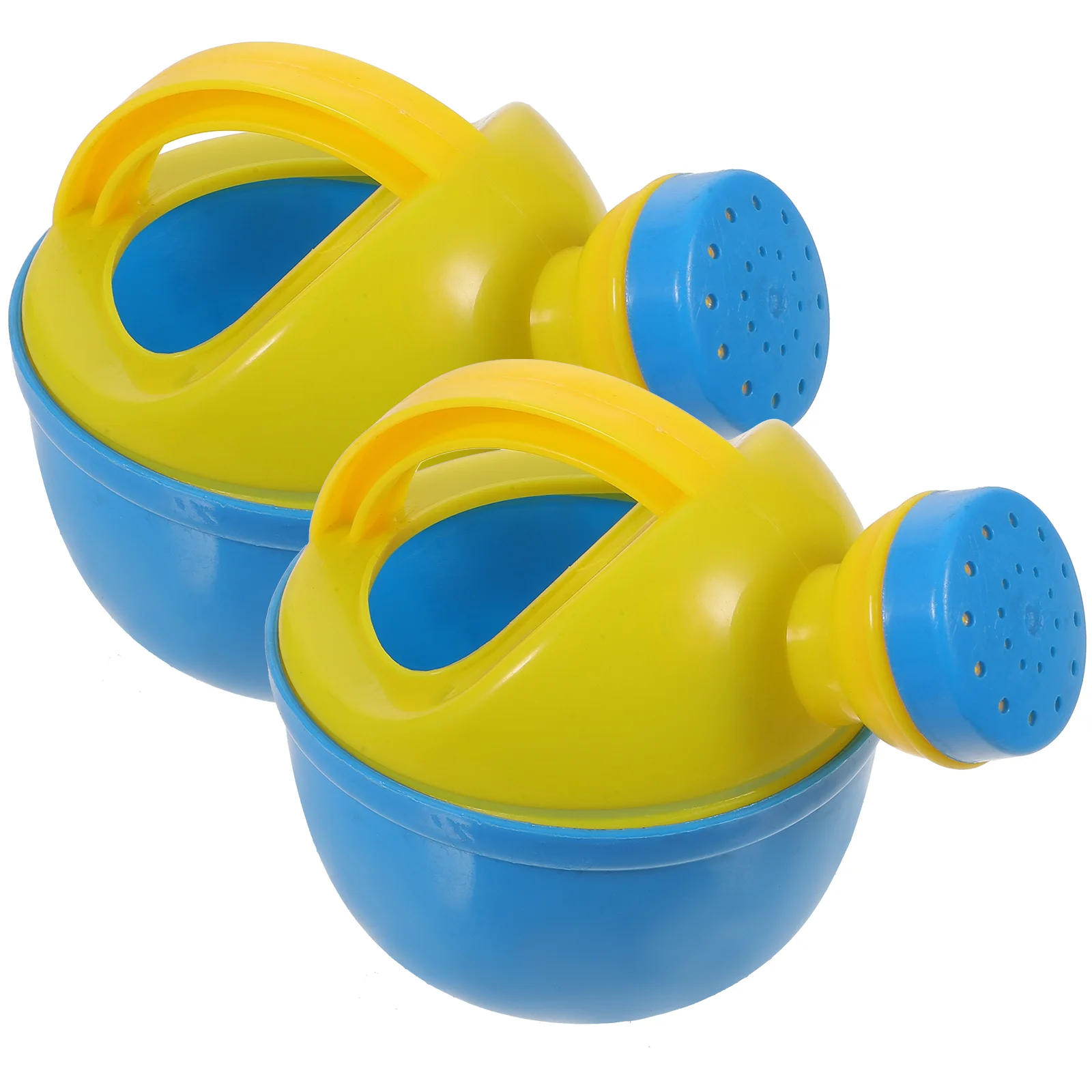 

2 Pcs Kettle Shower Toy Sprinkling Spray Bottle Beach Watering Pot Toys Plastic Bath Child