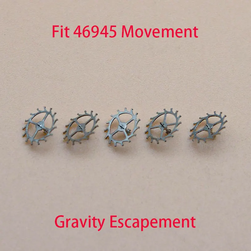 2/5 PCS Watch Movement Gravity Escapemen Fit 46945 Movt Replace Oriental Double Lion Watch Spare Parts