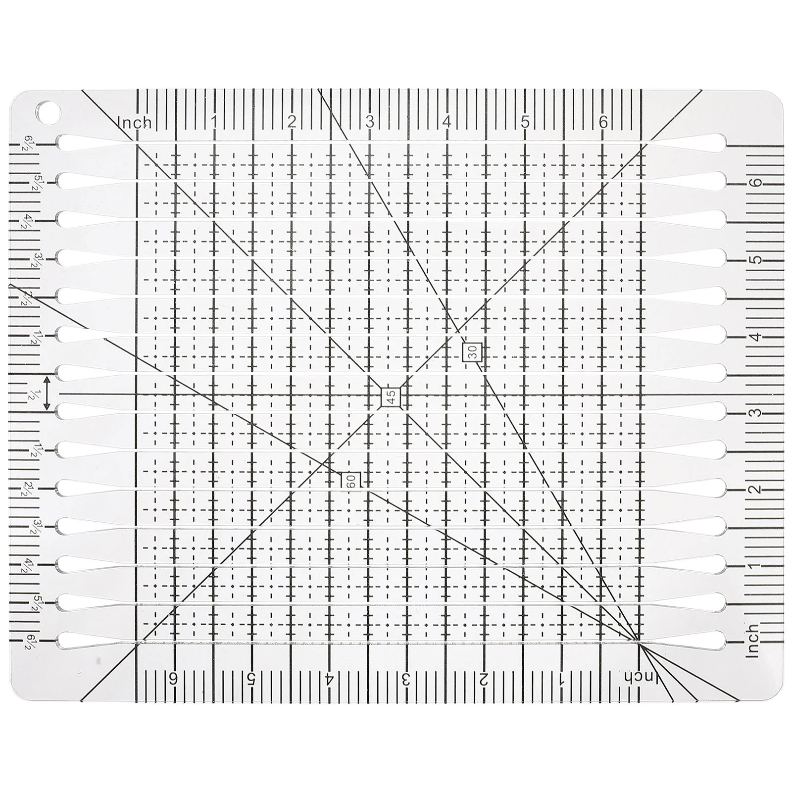 

Patchwork Template Square Tool Tailor Template Quilting Ruler Knitting Tools Patchwork Cutting Ruler Fabric Stitching Stencil