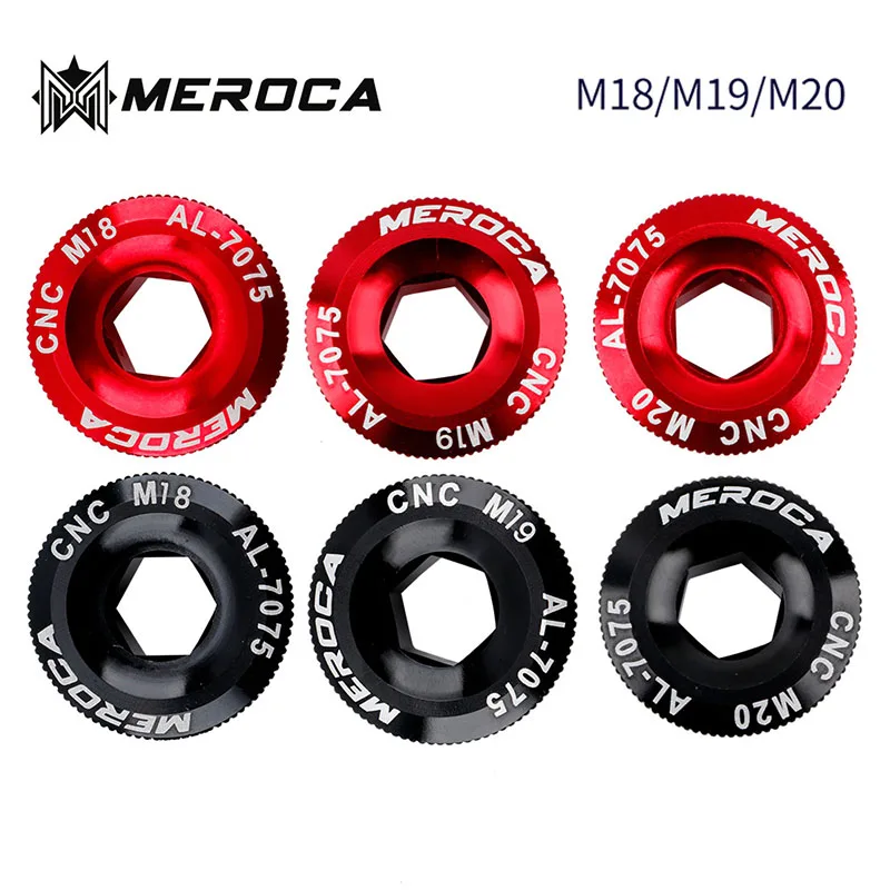 

MEROCA M18 M19 M20 крышка шатуна для велосипеда болты IXF Crankset черные красные велосипедные винты для BMX Аксессуары для шоссейного велосипеда