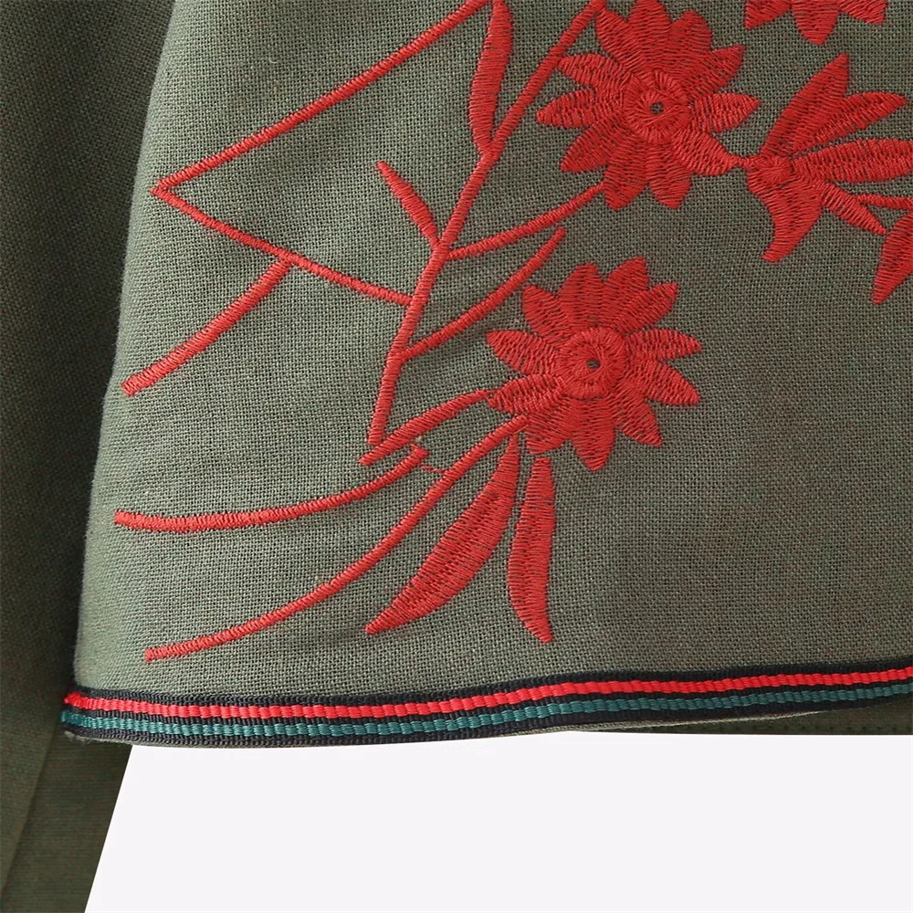 Женский новый модный универсальный кардиган из хлопка и конопли с круглым