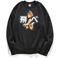hinata shoyo sweatshirt men haikyuu ics japanese anime karasuno cosplay streetwear hoodies pullovers hoodie jumper crewneck