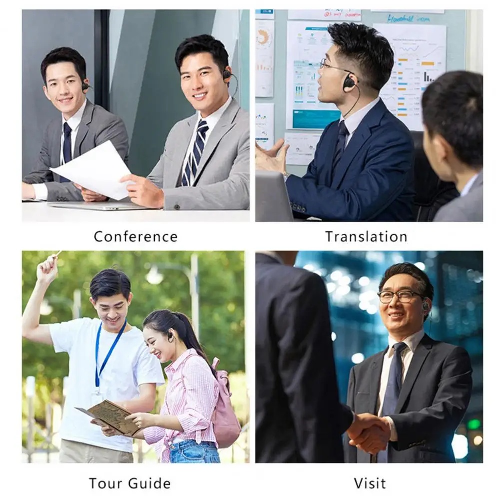 

Practical Wide Compatibility Universal 3.5mm Wired Translation Teaching Earphone for Office Wired Earpiece Wired Earphone