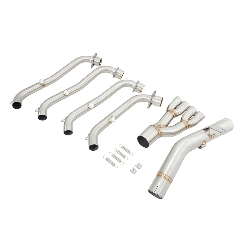 Для QJMOTOR QJ800GS-G QJ 800 GS-G SRK800RR SRK800 RR 2023 2024 выхлопная передняя труба среднего звена