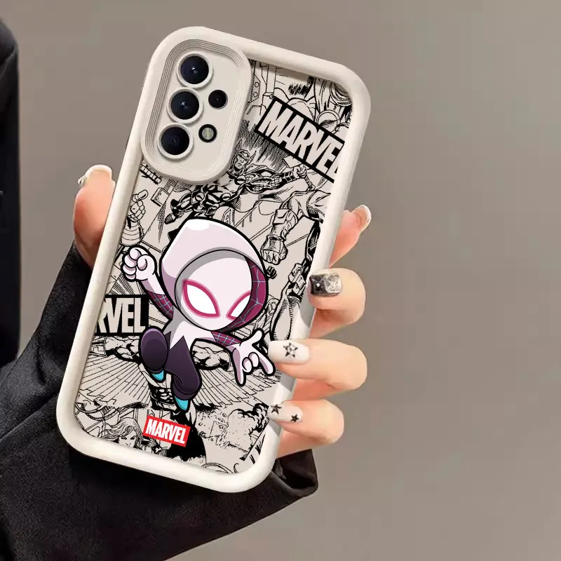 Фото Чехол Marvel Spiderman Gwen для Samsung Galaxy A57 A56 5G A37 A36 A17 A07 A26 A16 A06 A55 A52 A14 A73 A34, силиконовый чехол Ironman №5
