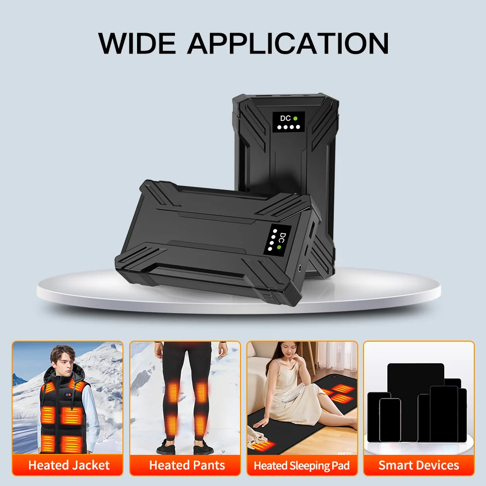 30000 мАч Power Bank 7 В 3A Портативное зарядное устройство Внешний аккумулятор для