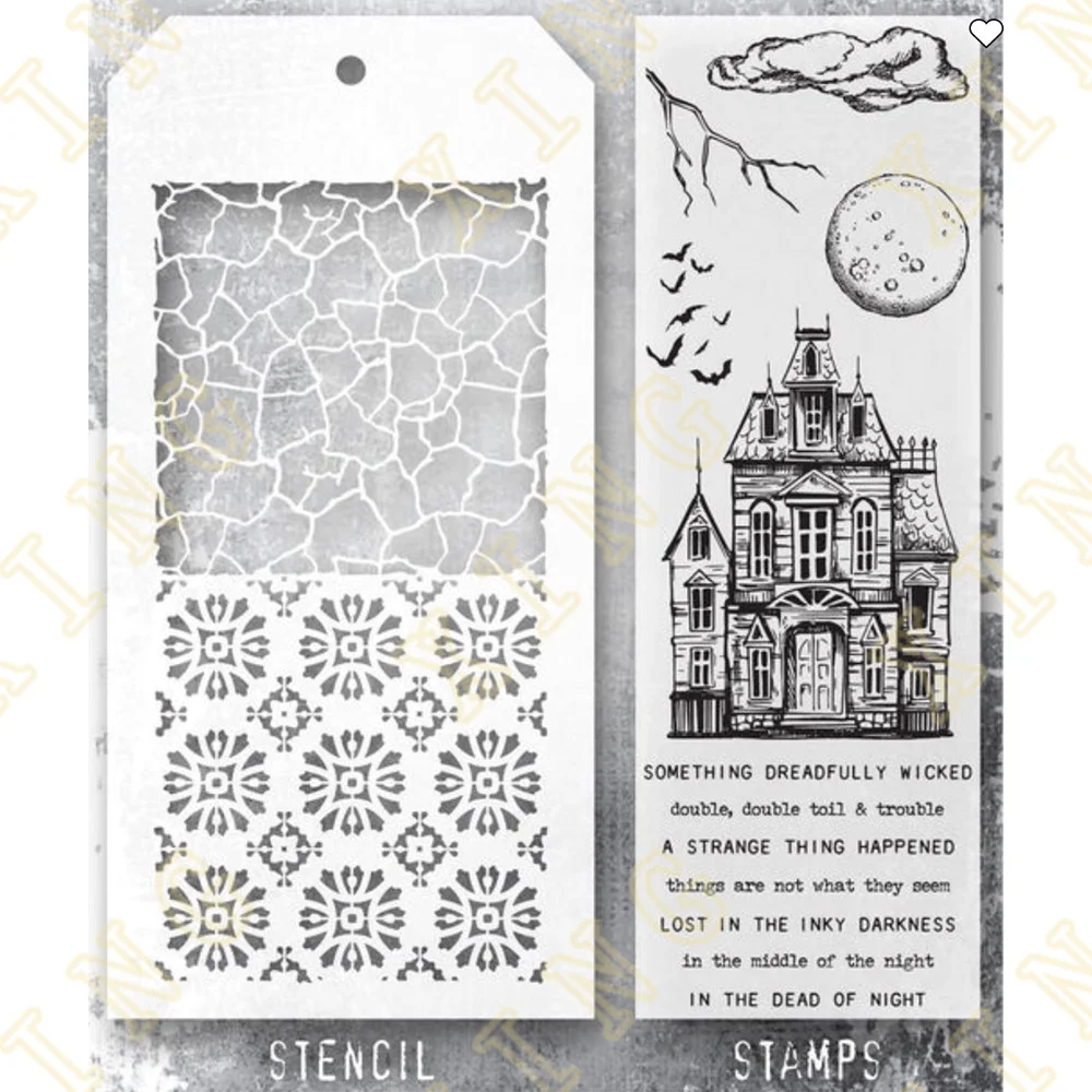 

Clear Stamps Stencil for Scrapbook Diary Decoration Embossing Template Diy Greeting Card Handmade New Rosette and Crackle