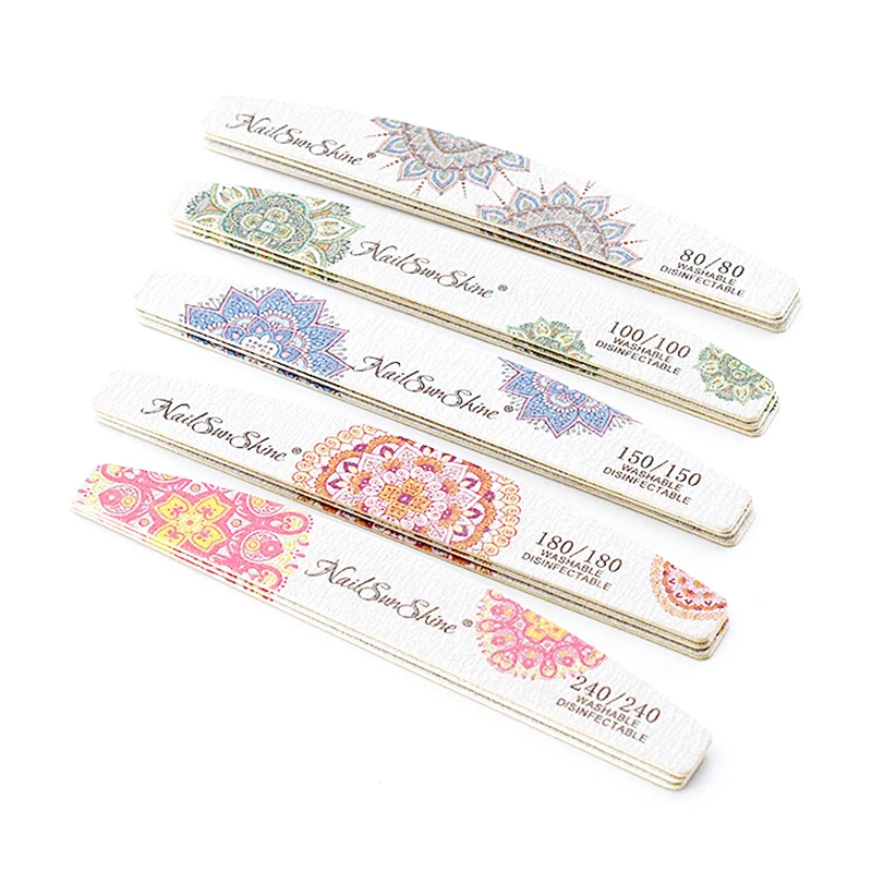 

Пилка для ногтей двусторонняя с зернистостью 180/240, 5 шт.