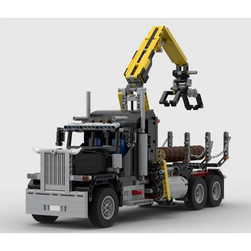 99397 Строительный блок MOC- 154900 389 бревенчатый грузовик пиломатериалы голова